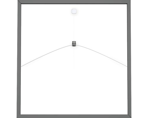 Leerer Bilderrahmen mit Aufhängesystem