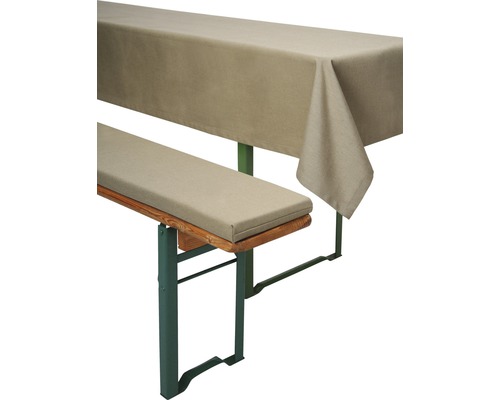 Bierzeltgarnitur mit Tischdecke und Bankauflage