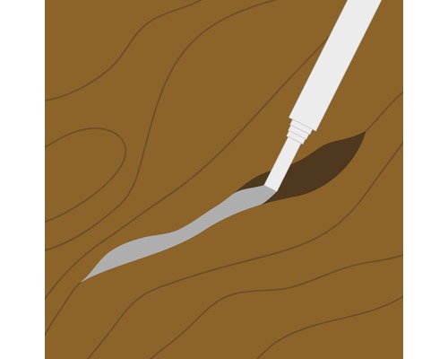 Mastic de jointoiement en cours d''application