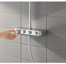 Colonne de douche avec thermostat GROHE Euphoria SmartControl System 310 Cube Duo chrome 26508000-thumb-6