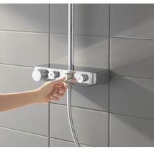 Colonne de douche avec thermostat GROHE Euphoria SmartControl System 310 Cube Duo chrome 26508000-thumb-7