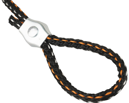 Boucle avec serre-câble en métal