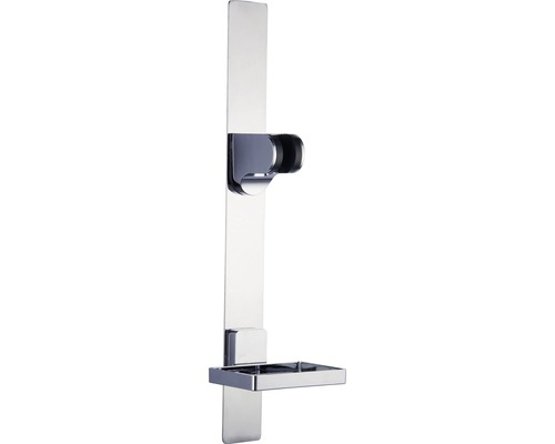 Duschstange mit Brausehalter und Ablage