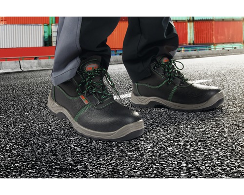 Chaussures de sécurité en cuir avec lacets