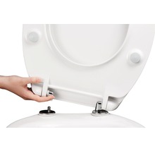 WC-Sitz Kuredu weiß mit Absenkautomatik und Quick Release-thumb-3