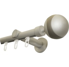 Tringle à rideaux avec supports et embout