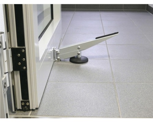 Butée de porte à pied en bas d''une porte