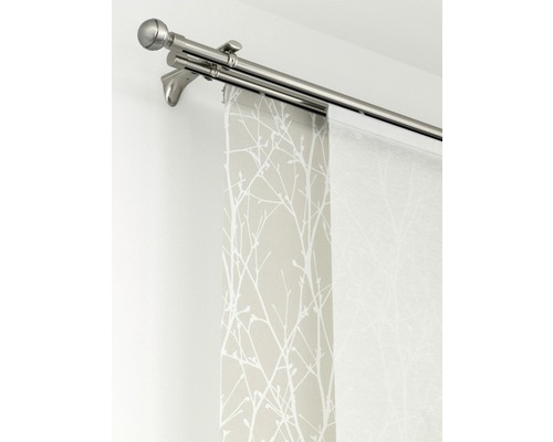 Tringle à rideaux avec panneau japonais et motif d''arbre