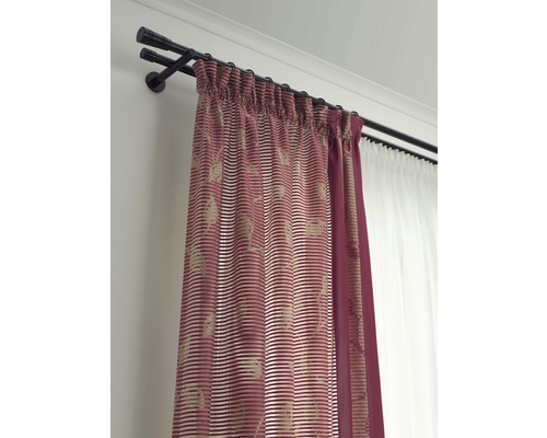 Gardinenstange mit Vorhang und Gardine