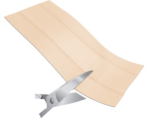 Bande d''étanchéité à découper avec des ciseaux