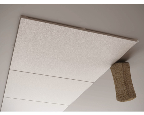 Panneaux de plafond avec un support en bois pour l''installation