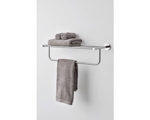 Porte-serviettes en métal avec serviettes