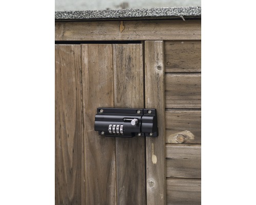 Kombinationsriegel an einer Holztür