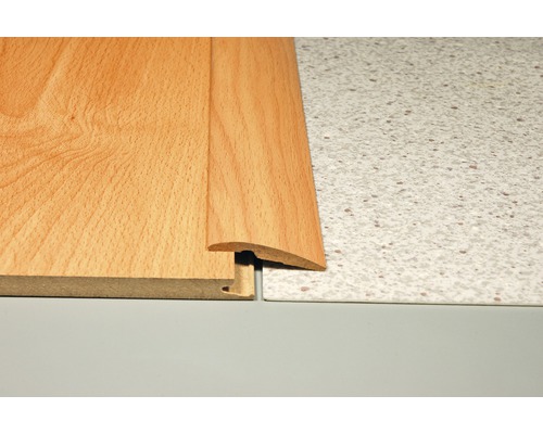 Profilé de transition entre plancher en bois et carreaux de pierre