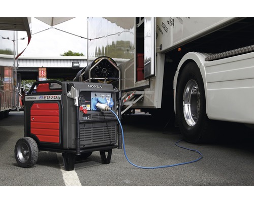 Groupe électrogène Honda avec roues et câble