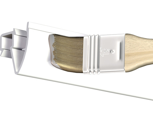 Pinceau d''angle avec aide au guidage