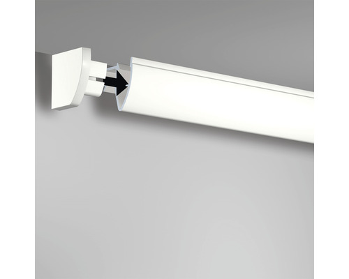 Tringle à rideaux en plastique avec support mural