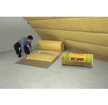 Panneau roulé en laine de verre ISOVER Integra 1-035 pour isolation entre chevrons pour toit en pente 2500 x 1200 x 260 mm-thumb-10
