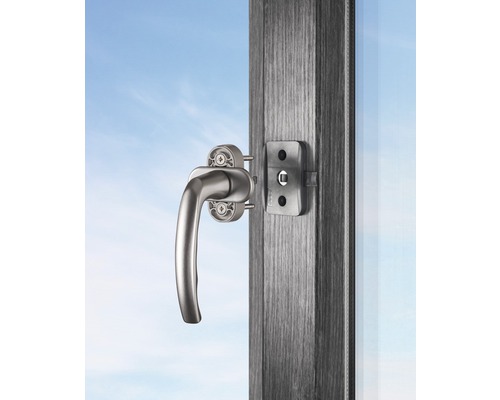 Battant de fenêtre avec poignée de fenêtre et fermeture