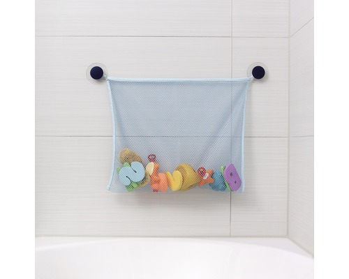 Filet pour jouets de bain avec ventouses pour ranger les jouets de bain dans la salle de bain