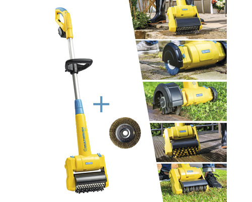 Brosse Gloria Multibrush avec accessoires pour différentes surfaces