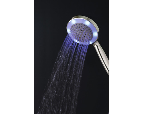 Handbrause mit LED Beleuchtung und Wasserstrahl