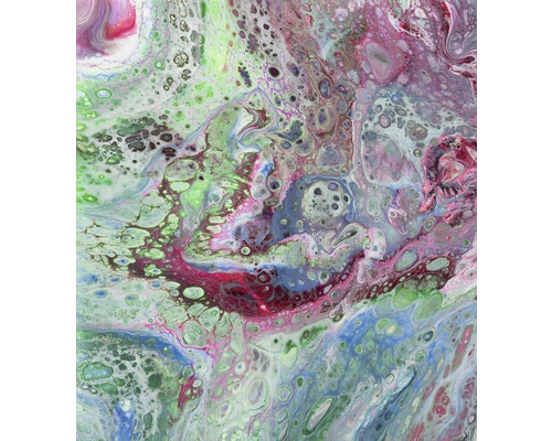 œuvre d''art abstraite avec des structures cellulaires