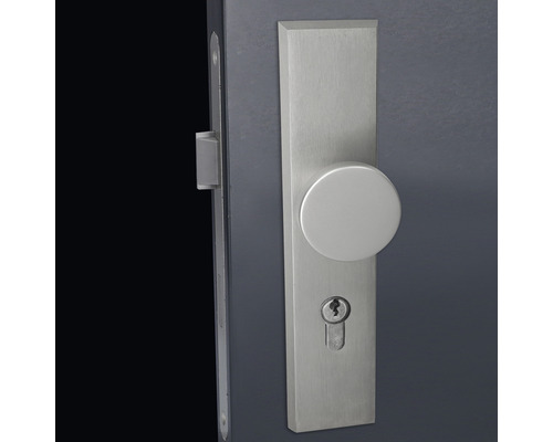 Türbeschlag mit Griff und Schlüsselloch