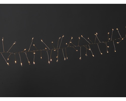 Guirlande lumineuse LED avec fil et forme de goutte