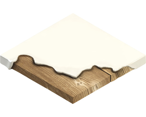 Holzbrett mit Farbschicht