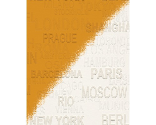 Motif graphique avec des noms de villes