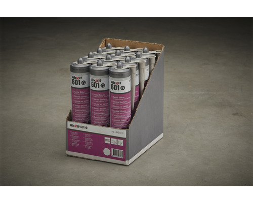 Paquet de silicone sanitaire Akkit 601