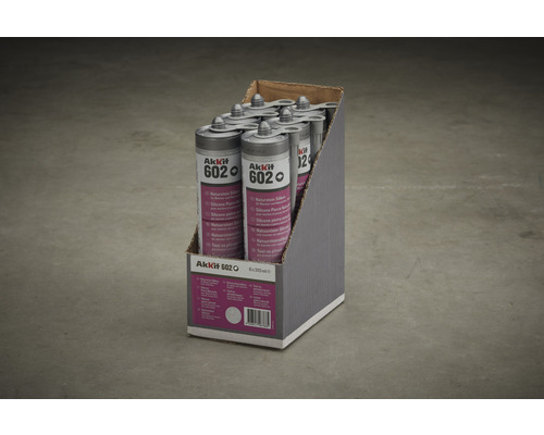 Emballage de six cartouches de silicone pour pierre naturelle