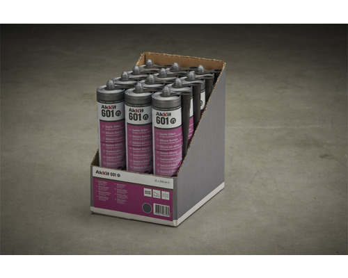 Paquet de silicone sanitaire Akkit 601