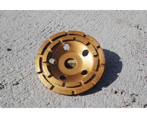 Doppelschleiftopf für Beton