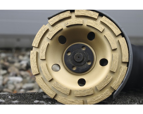 Schleiftopf mit Diamantsegmenten für Betonbearbeitung