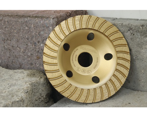 Diamantschleiftopf für Winkelschleifer