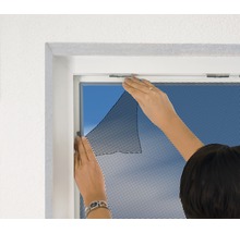 Fliegengitter home protect Elastic für Fenster ohne Bohren anthrazit 130x150 cm-thumb-2