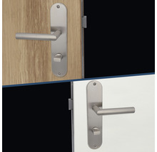Garniture de porte avec poignée pour portes intérieures