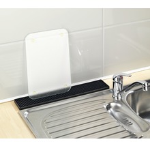 Abtropfmatte Wenko Slim schwarz 8 x 42 cm