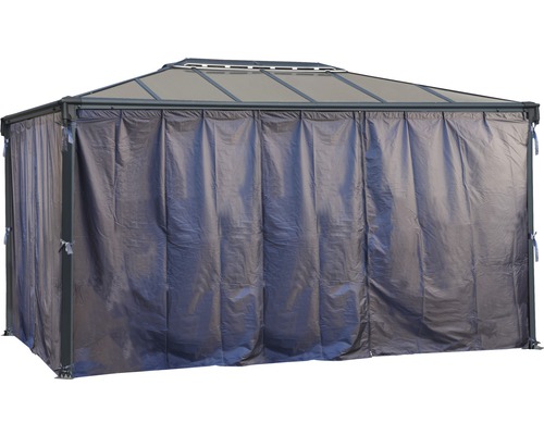 Pavillon mit Vorhängen für den Aussenbereich