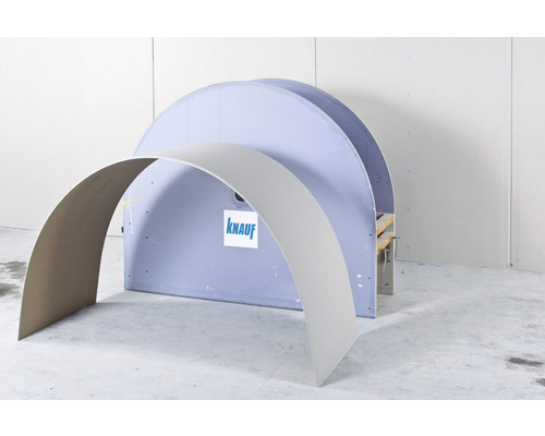 Plaques de plâtre semi-circulaires de Knauf