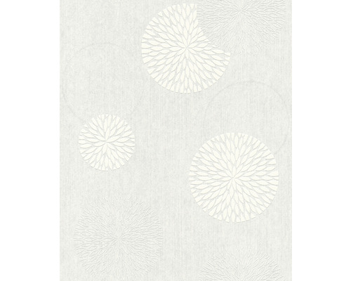 Tapete mit floralem Kreis Design