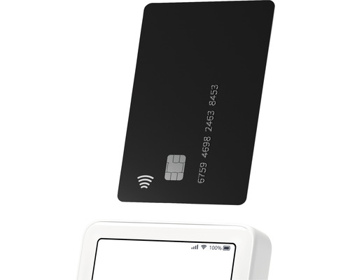 Kontaktlose Bezahlung mit Karte an einem Terminal