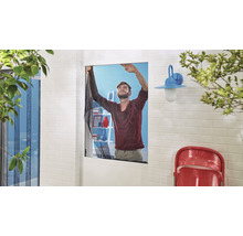 Moustiquaire pour fenêtre tesa Insect Stop Comfort sans perçage blanc 130x130 cm