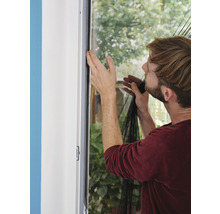 Fliegengitter für Fenster tesa Insect Stop Comfort ohne Bohren anthrazit 130x130 cm