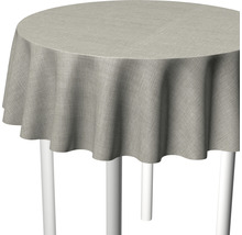 Nappe Style Plus Linette Robust taupe Ø 140 cm-thumb-0