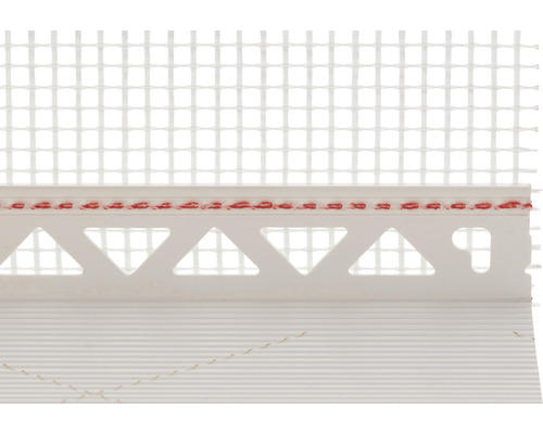 Vue détaillée d''un rail de profilé de carreau avec grille