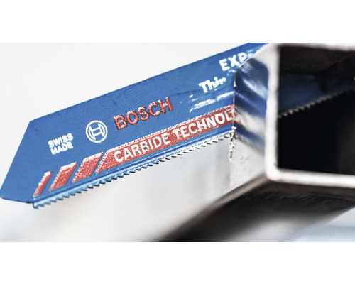 Bosch Säbelsägeblatt zum Schneiden eines Vierkantrohrs