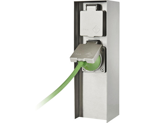 Colonne de prises de courant avec indice de protection IP44 et câble branché